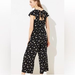LOFT plus size floral jumpsuit/romper